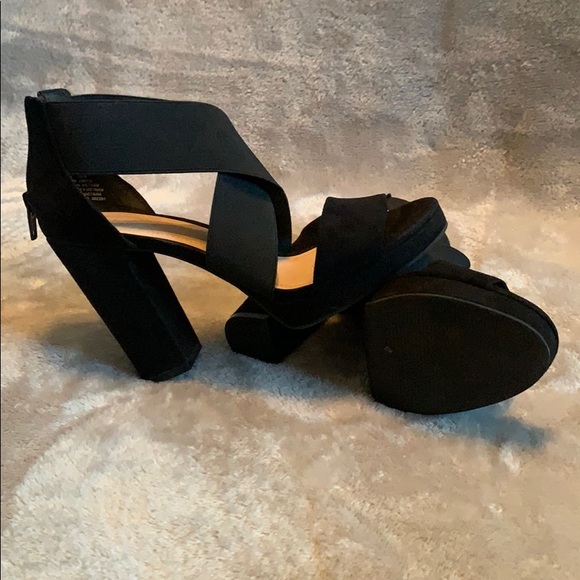 Strappy Black Heels - Picture 3 of 7